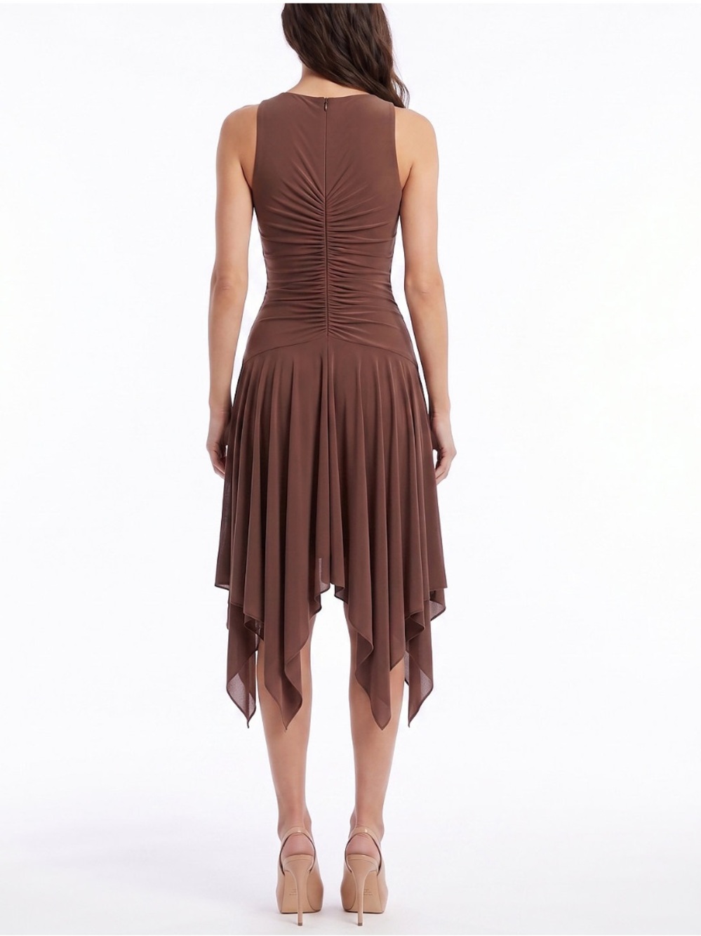 🆕 Taylor Shirred Drop Waist Dress 🤎 - Picture 3 of 10
